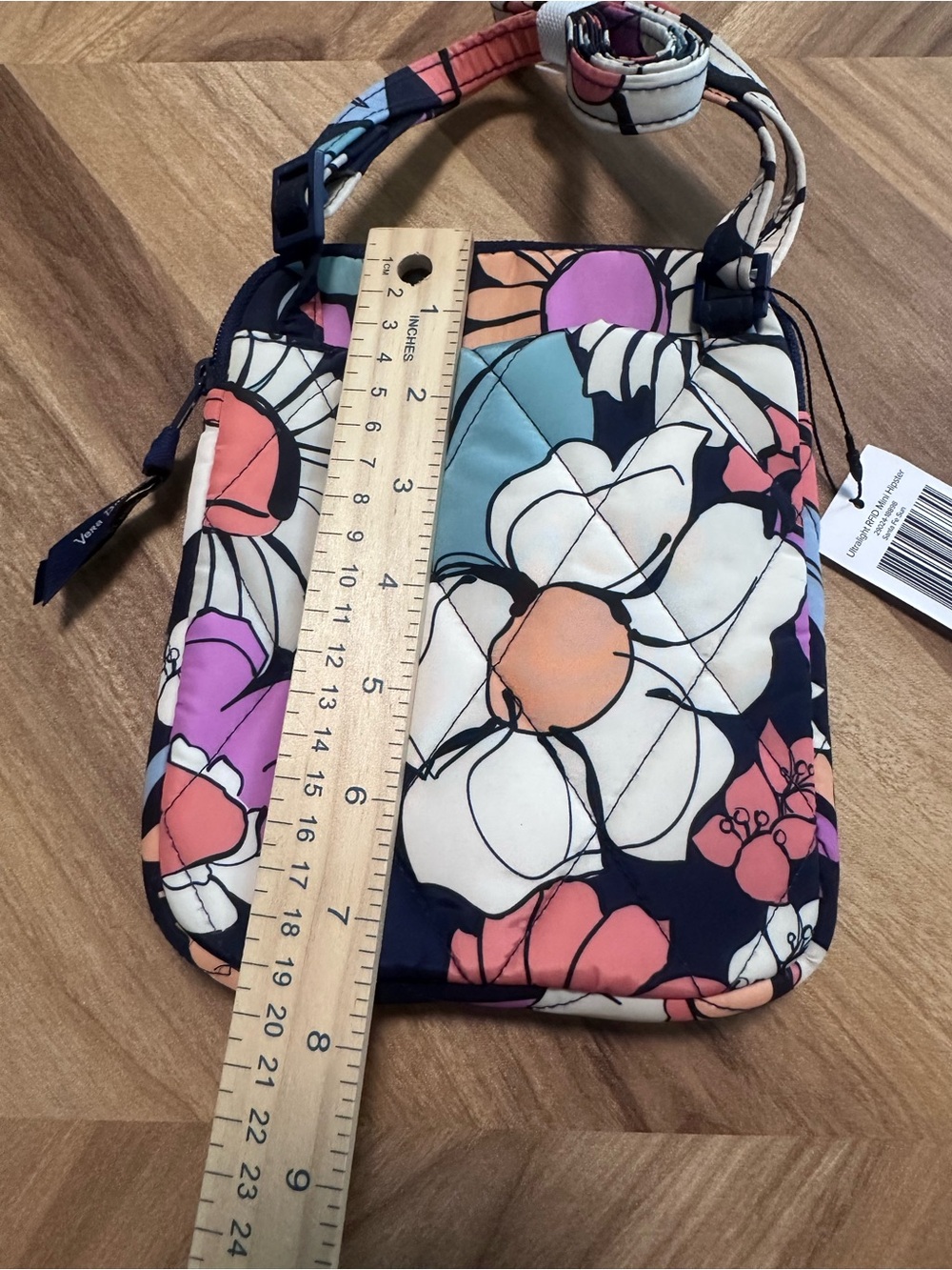 Vera Bradley NWT Ultralight RFID Mini Hipster crossbody purse Santa Fe Sun - Picture 8 of 8